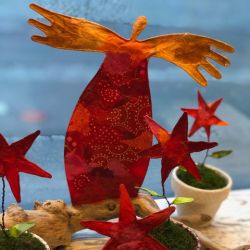 Papiermaché_Sternengel