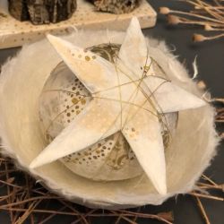 Papiermaché_Sternkugel