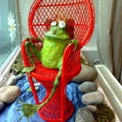Papiermaché_Frosch