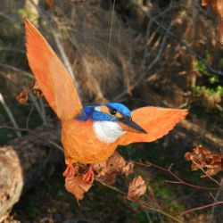 Papiermaché_Eisvogel